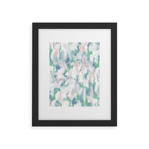 Jacqueline Maldonado Love Spell Green Pink Blue Framed Art Print