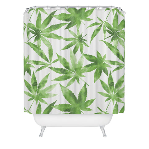 Jacqueline Maldonado Mary Jane Green Shower Curtain