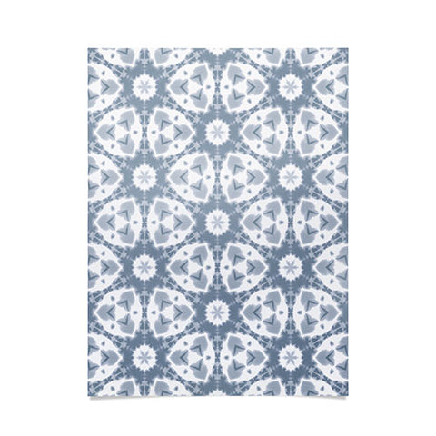 Jacqueline Maldonado Watercolor Shibori Grey Poster