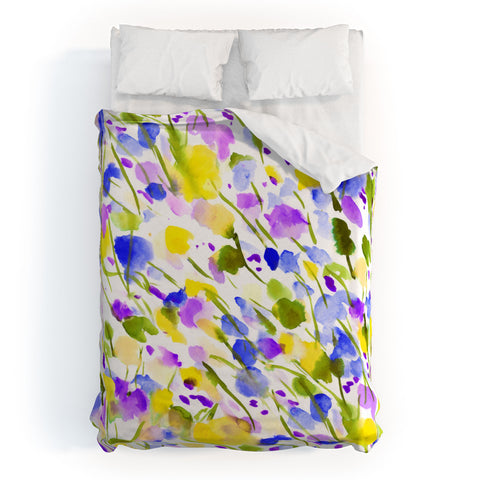 Jacqueline Maldonado Wild Nature Yellow Duvet Cover