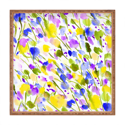 Jacqueline Maldonado Wild Nature Yellow Square Tray