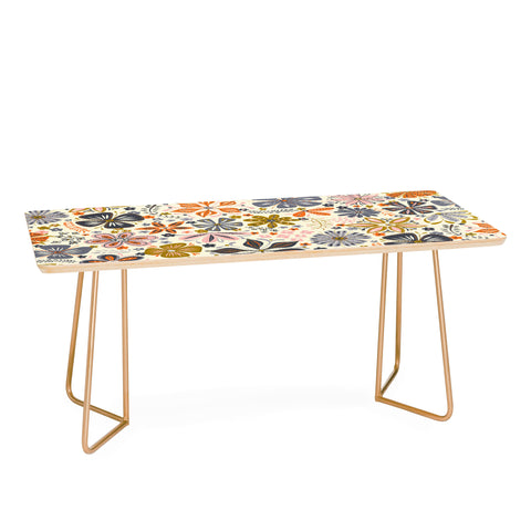 Jenean Morrison Petal Pop in Blue Coffee Table