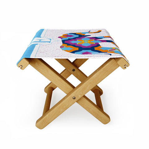 Jennifer Hill Elephant 3 Folding Stool