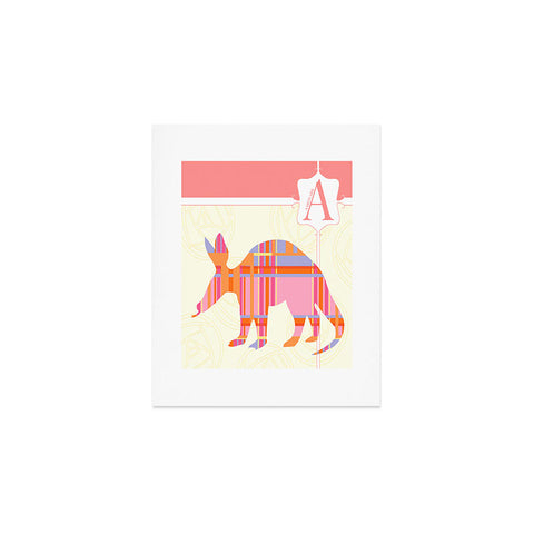 Jennifer Hill Miss Aardvark Art Print