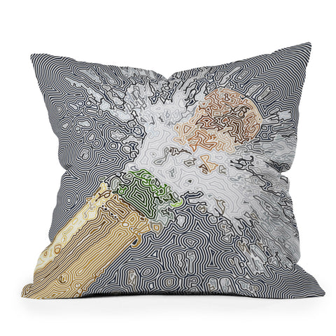 John Turner Jr Champagne W Throw Pillow