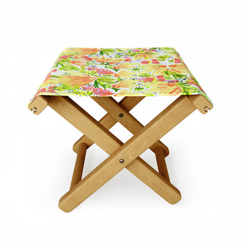 Joy Laforme Orange Blossom Folding Stool