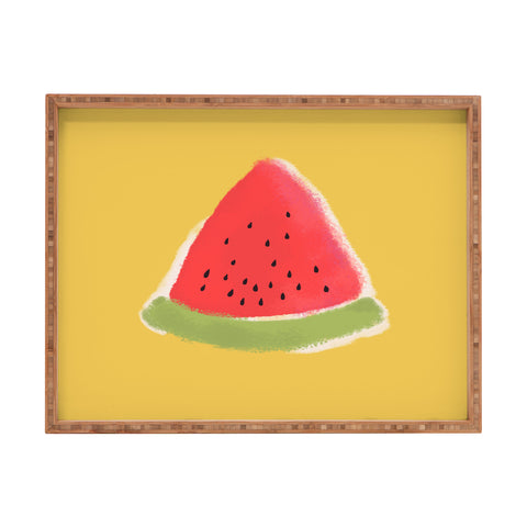 Joy Laforme Watermelon Fun Rectangular Tray