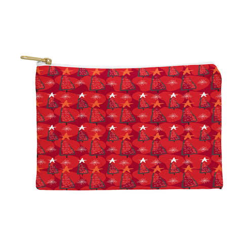 Julia Da Rocha ChristmasTrees Pouch