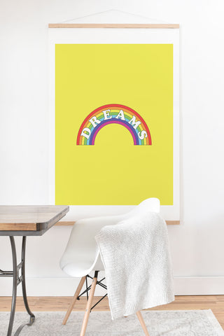 Julia Walck Dreaming of Rainbows Art Print And Hanger