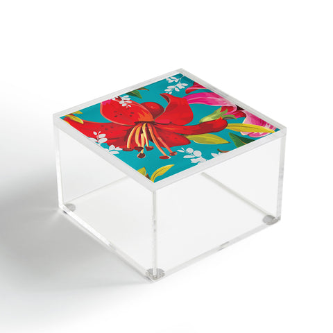 Juliana Curi Mix Flower 1 Acrylic Box