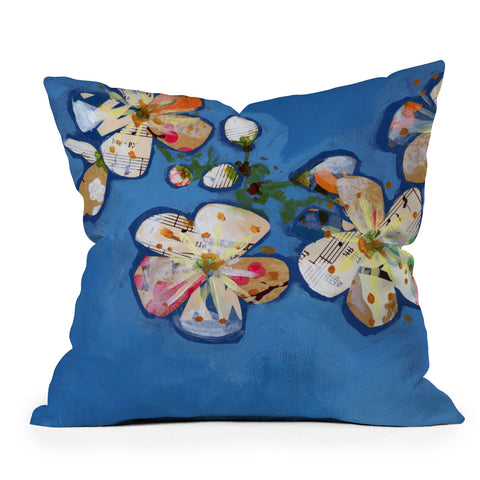 Land Of Lulu Apple Blossoms 2 Throw Pillow