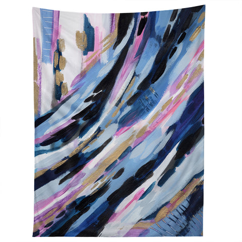 Laura Fedorowicz Denim Abstract Tapestry