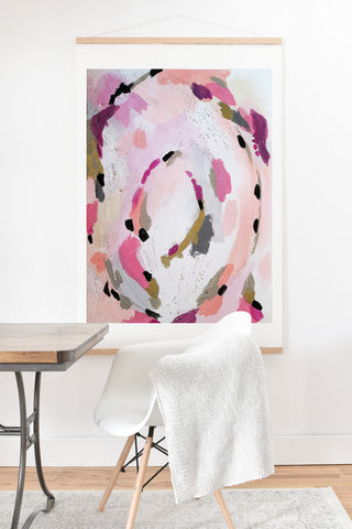 Laura Fedorowicz Lipstick Abstract Art Print And Hanger