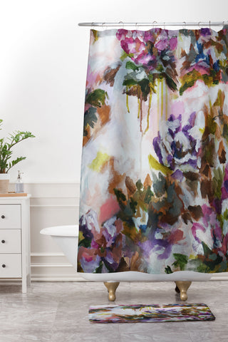 Laura Fedorowicz Lotus Flower Abstract One Shower Curtain And Mat