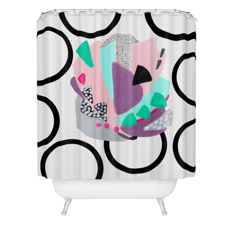 Laura Fedorowicz Shape of Mind Shower Curtain