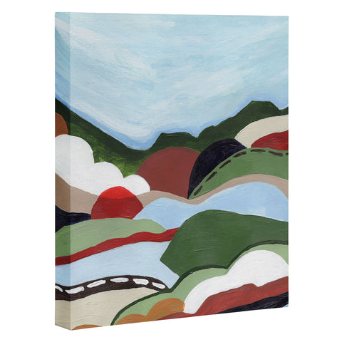 Laura Fedorowicz To the Hills Art Canvas