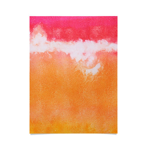 Laura Trevey Tangerine Tie Dye Poster