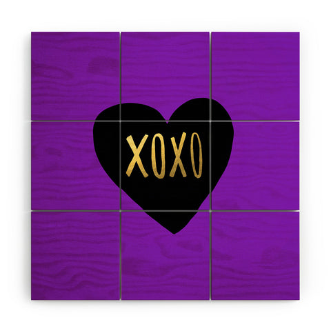 Leah Flores I Love You Like XO Wood Wall Mural