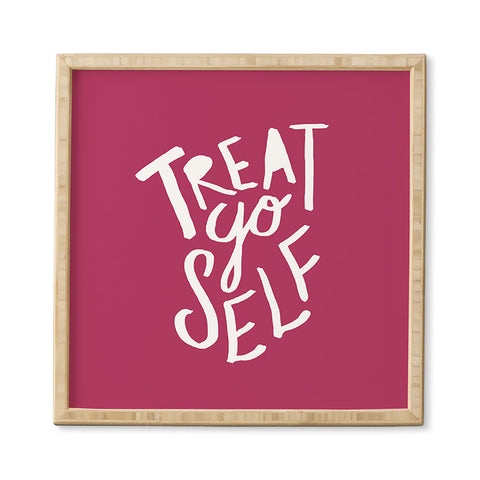 Leah Flores Treat Yo Self Framed Wall Art