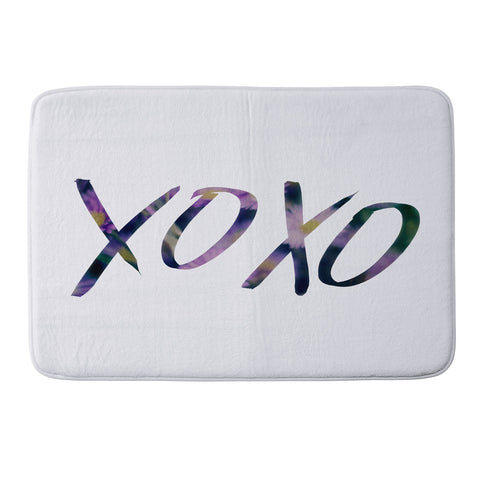 Leah Flores XOXO Memory Foam Bath Mat