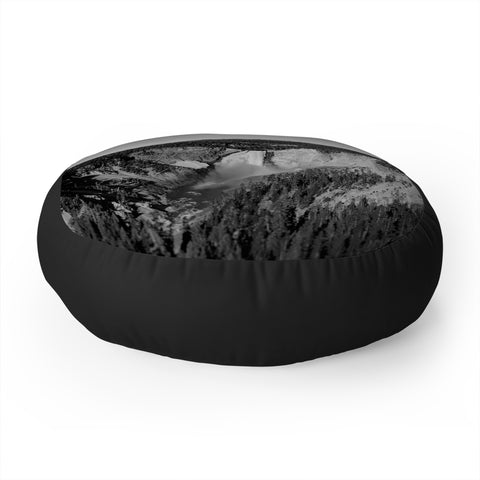 Leah Flores Yellowstone Floor Pillow Round