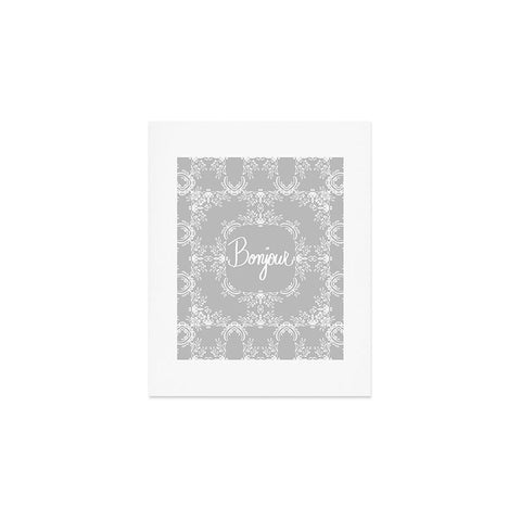 Lisa Argyropoulos Bonjour Gray Mist Art Print