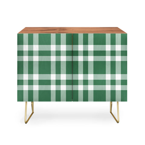 Lisa Argyropoulos Cheery Checks Pine Credenza