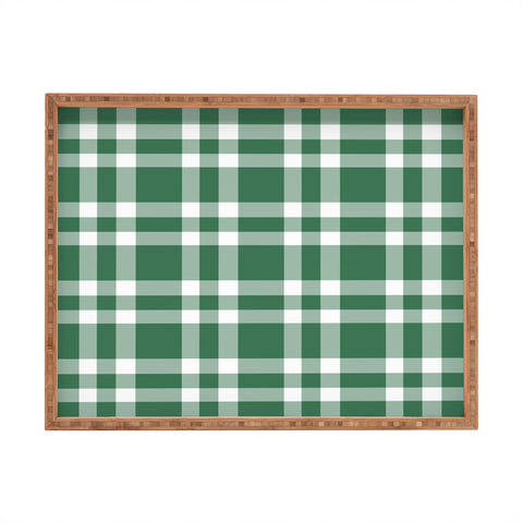 Lisa Argyropoulos Cheery Checks Pine Rectangular Tray