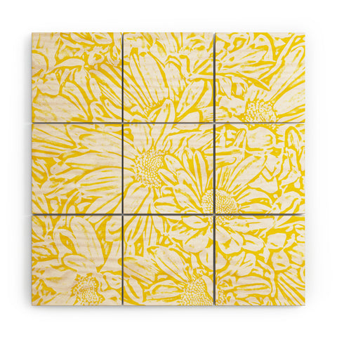 Lisa Argyropoulos Daisy Daisy In Golden Sunshine Wood Wall Mural