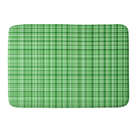 Lisa Argyropoulos Holly Green Plaid Memory Foam Bath Mat