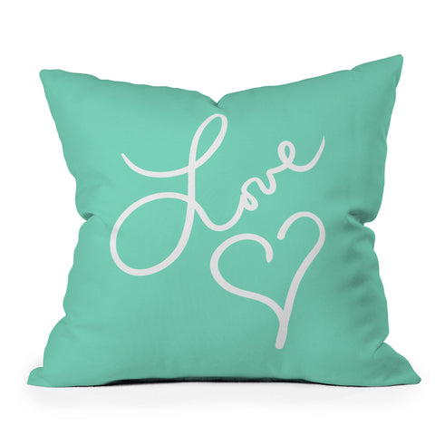 Lisa Argyropoulos Love Beat Throw Pillow