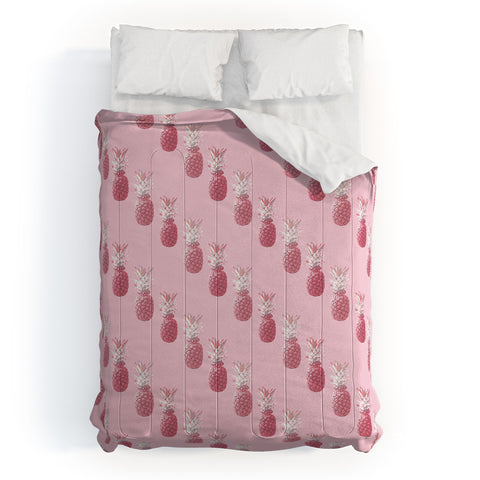 Lisa Argyropoulos Pineapple Blush Rose Comforter