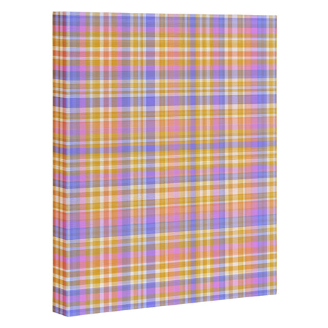 Lisa Argyropoulos Summer Plaid Art Canvas