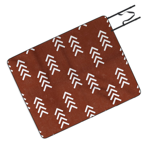 Little Arrow Design Co arcadia arrows rust Picnic Blanket