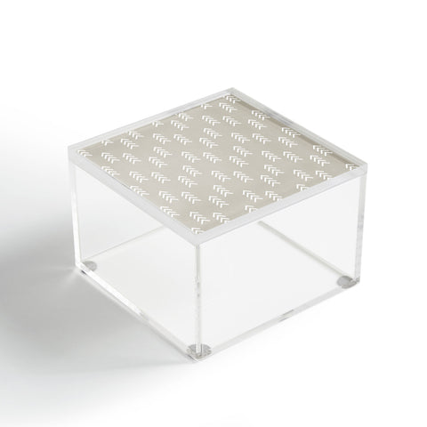 Little Arrow Design Co arcadia arrows stone Acrylic Box