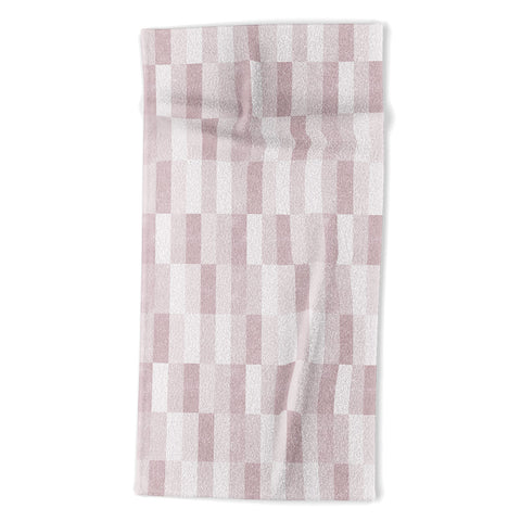 Little Arrow Design Co cosmo tile mauve Beach Towel