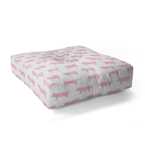 Little Arrow Design Co Just Pigs Floor Pillow Square