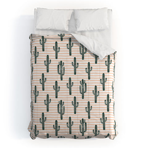 Little Arrow Design Co Modern Jungle Cactus Comforter