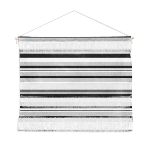 Little Arrow Design Co multi stripes gray Wall Hanging Landscape