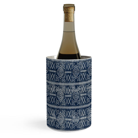 Little Arrow Design Co vintage moroccan on blue Wine Chiller