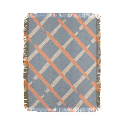 Lola Terracota Classic line pattern 444 Throw Blanket