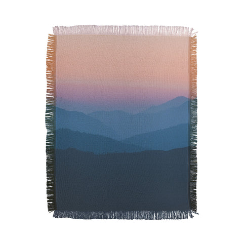 Luke Gram Sunset over Nepal Throw Blanket