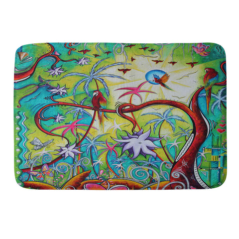 Madart Inc. Live Free MAD Wonderland Memory Foam Bath Mat