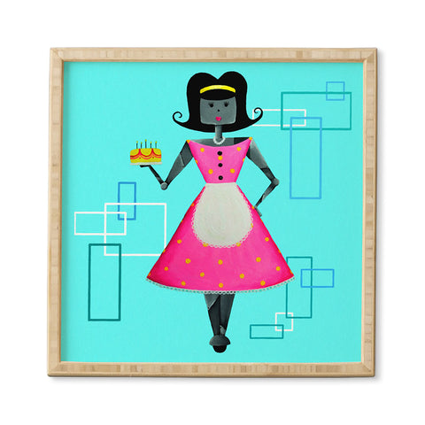 Mandy Hazell Mrs Bot Framed Wall Art