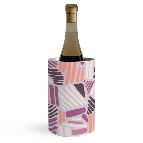 Mareike Boehmer Dots and Lines 1 Strokes Rose Wine Chiller