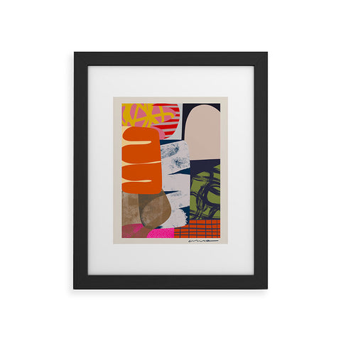 Marin Vaan Zaal Modern Collage 1C Framed Art Print