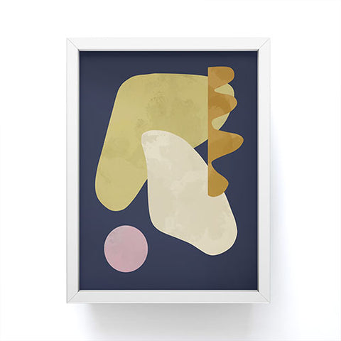 Marin Vaan Zaal Tuileries 01 Modern shapes Framed Mini Art Print