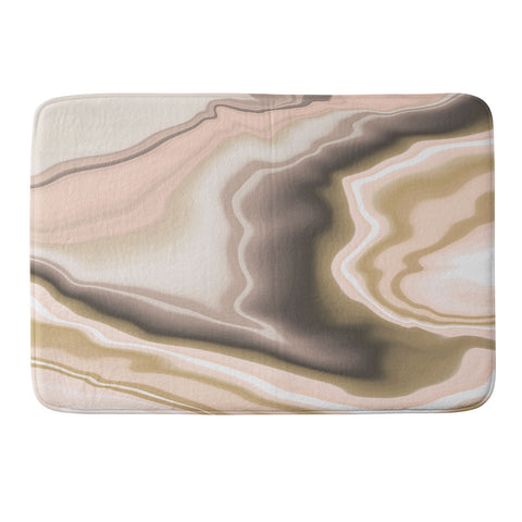 Marta Barragan Camarasa Abstract pink marble 70 Memory Foam Bath Mat