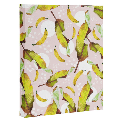 Marta Barragan Camarasa Banana leaf and bananas Art Canvas