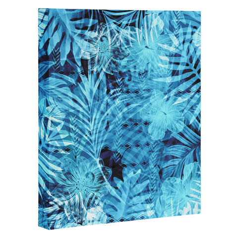 Marta Barragan Camarasa Blue tropical jungle Art Canvas
